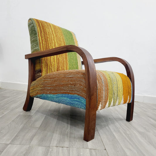 Multi Color Vintage Retro LoungeChair