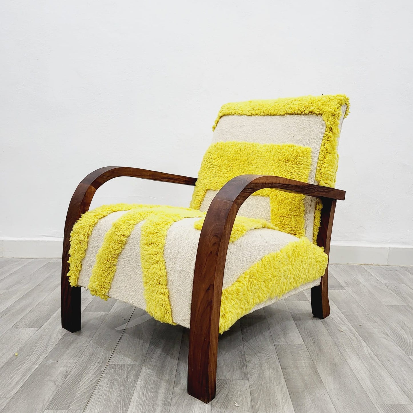 Sun Stripe Vintage Retro Lounge Chair