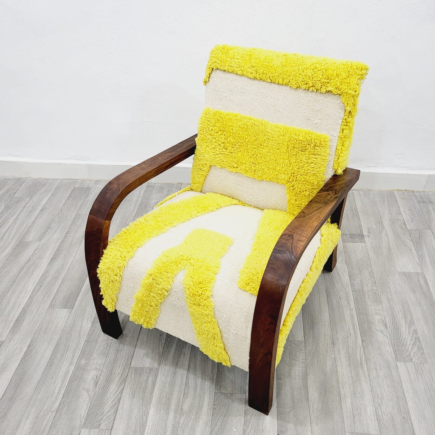 Sun Stripe Vintage Retro Lounge Chair