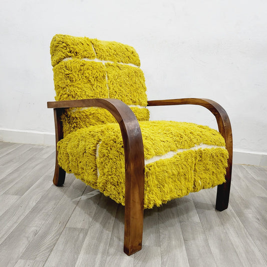 Mustard Pot Vintage Retro Lounge Chair