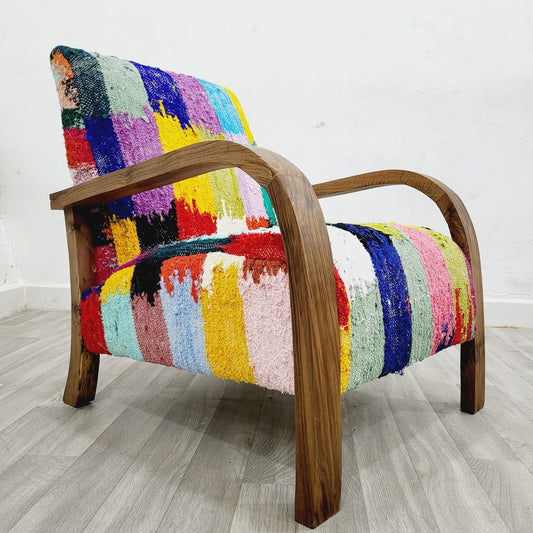 Colour Splash Vintage Retro Lounge Chair