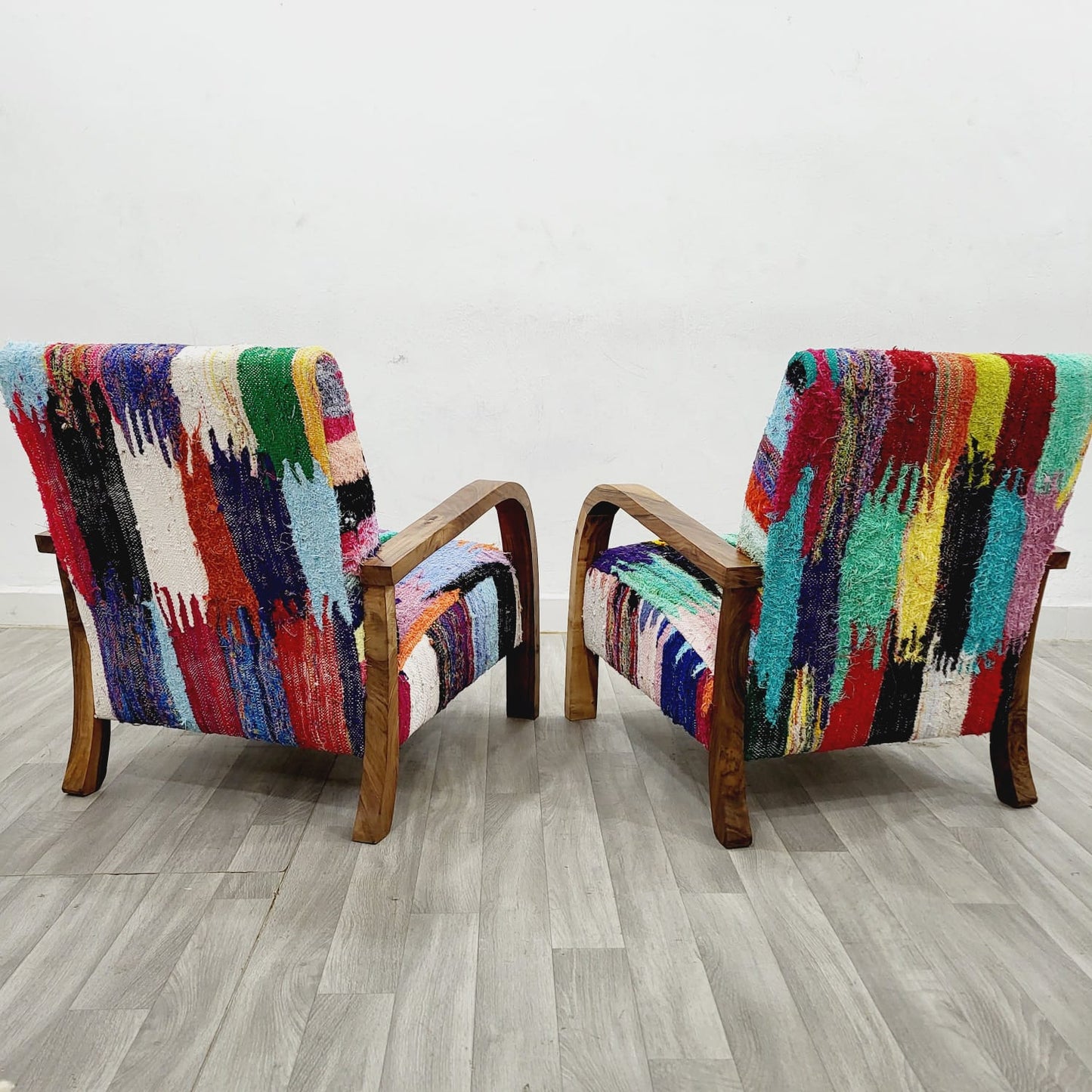 Colour Splash Fade Vintage Retro Lounge Chair