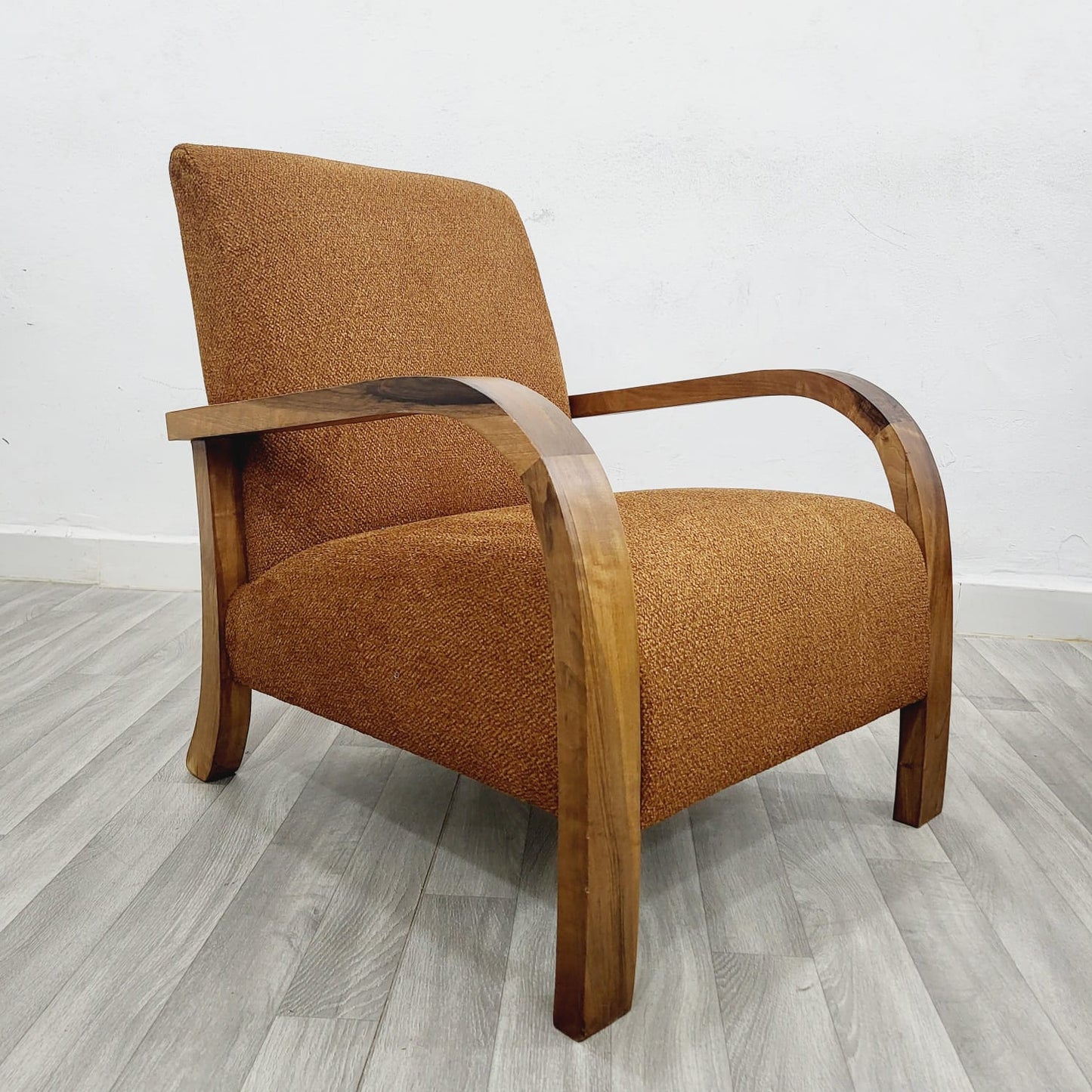 Dark Camel Vintage Retro Lounge Chair