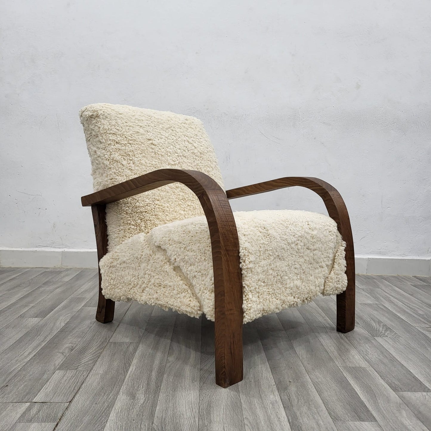 Natural Vintage Retro Lounge Chair