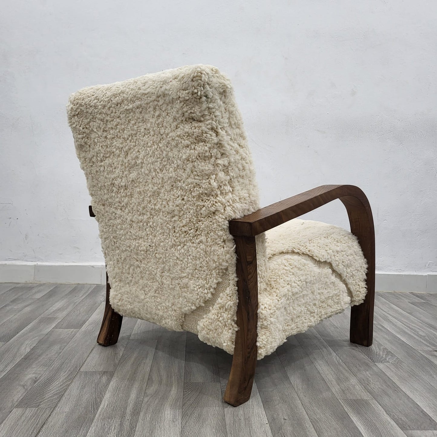 Natural Vintage Retro Lounge Chair