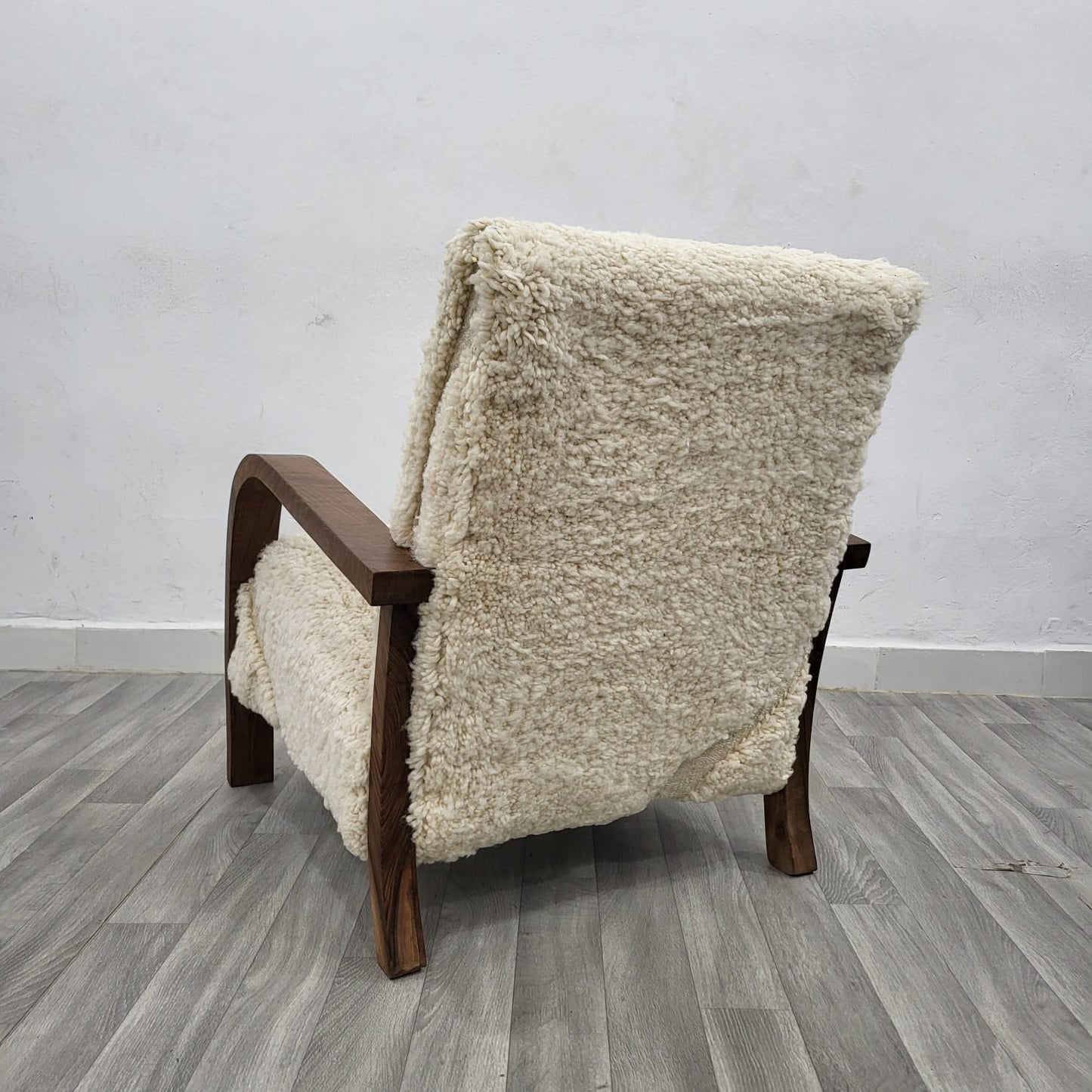 Natural Vintage Retro Lounge Chair