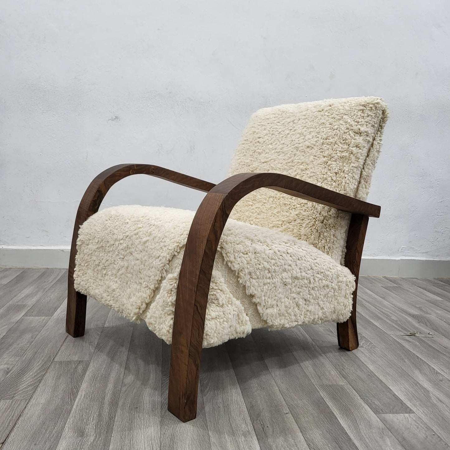 Natural Vintage Retro Lounge Chair