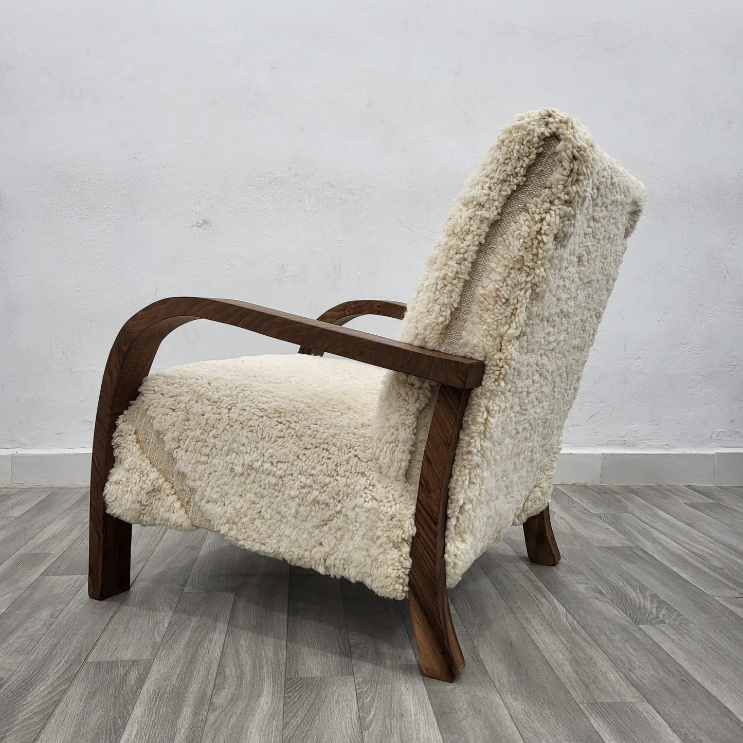 Natural Vintage Retro Lounge Chair