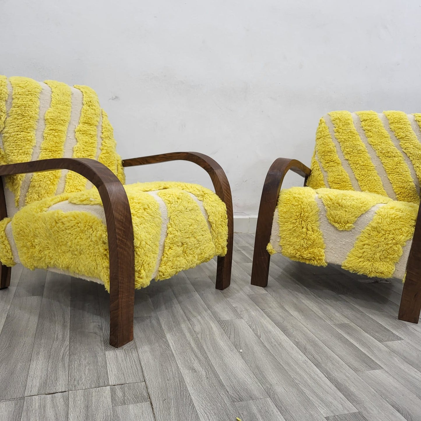 Lemons Vintage Retro Lounge Chair