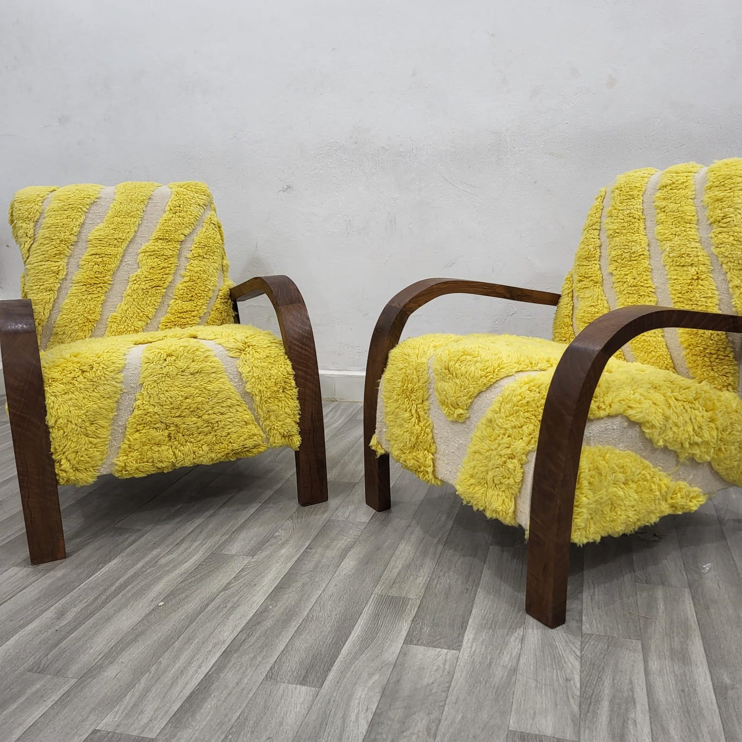 Lemons Vintage Retro Lounge Chair