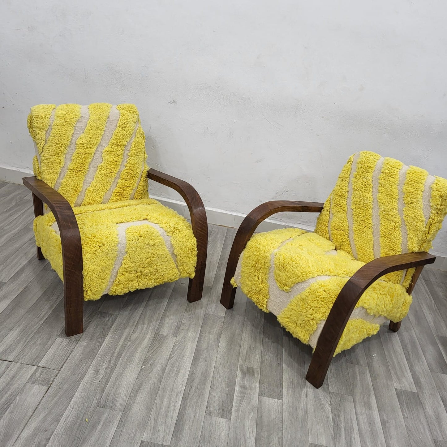 Lemons Vintage Retro Lounge Chair