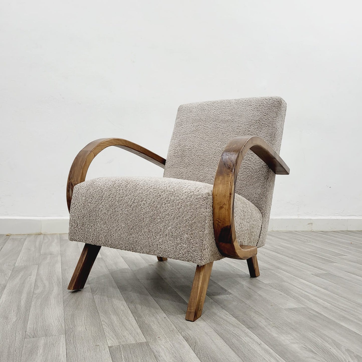 Stone Vintage Retro Lounge Chair