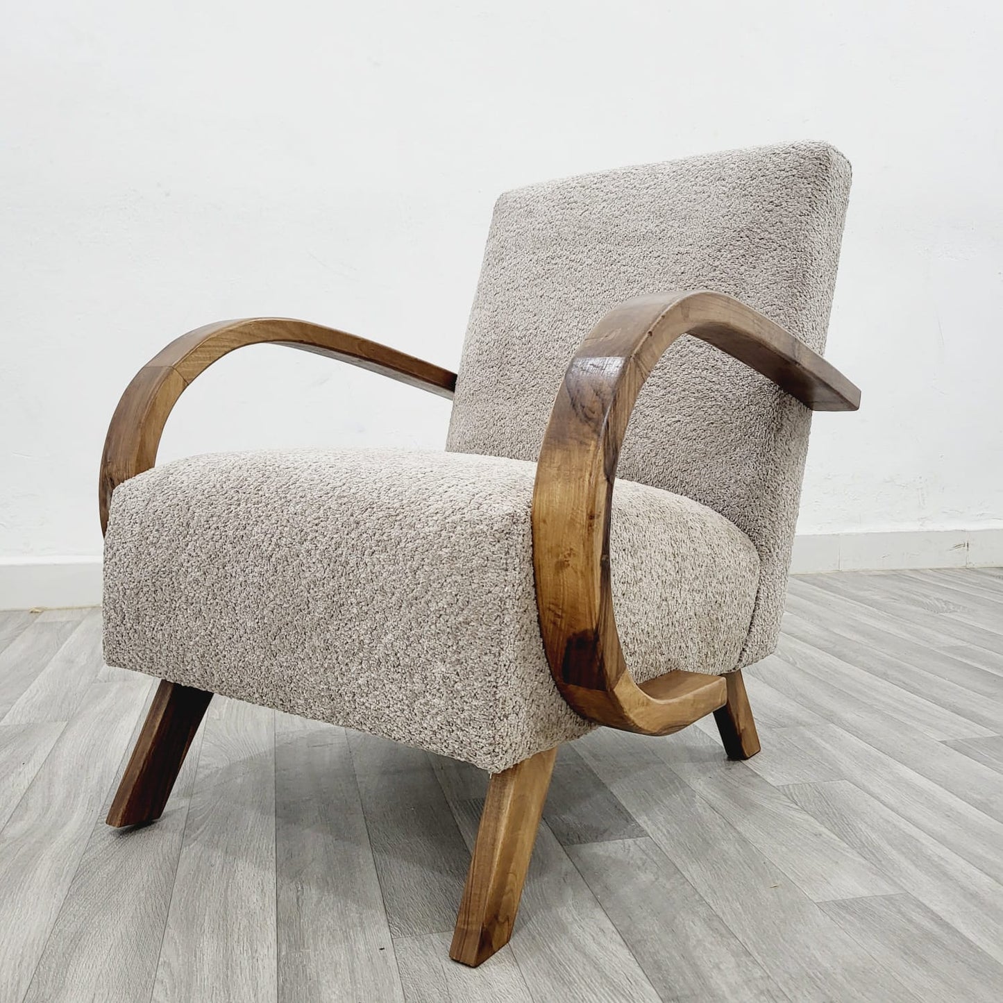 Stone Vintage Retro Lounge Chair