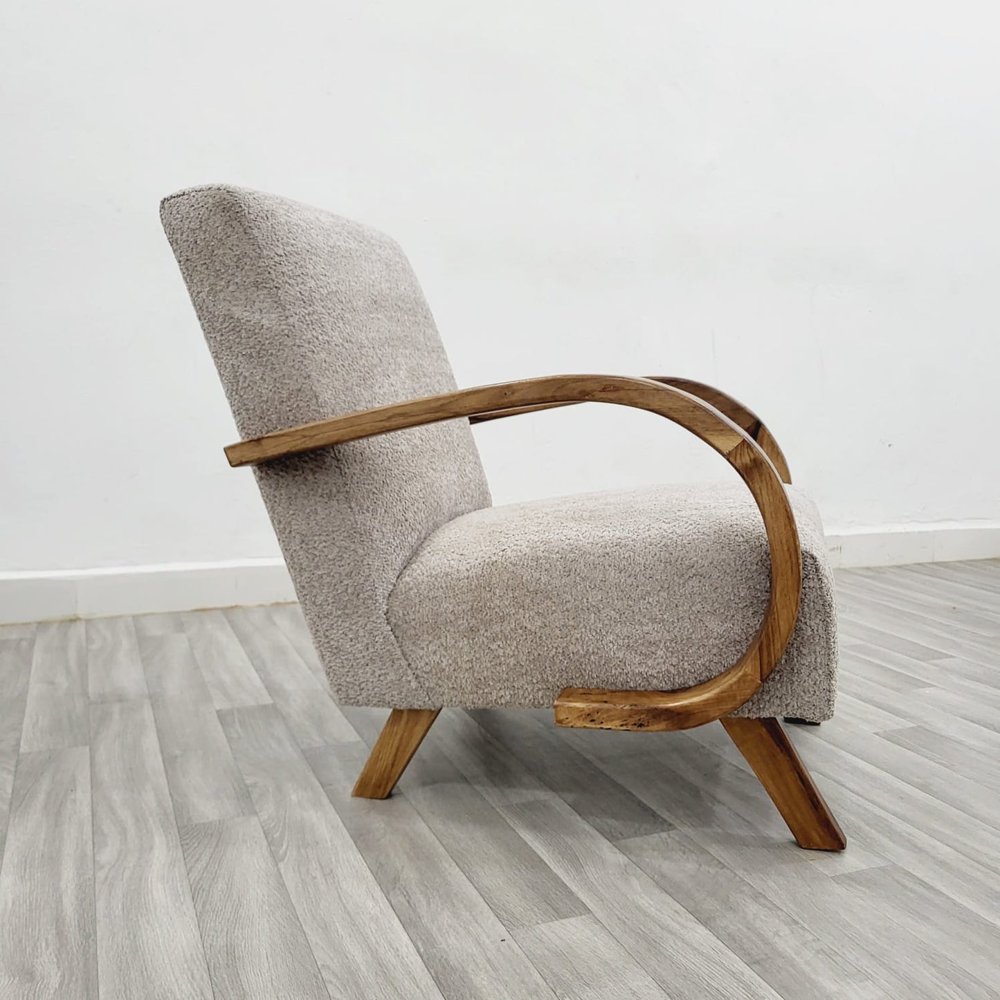 Stone Vintage Retro Lounge Chair