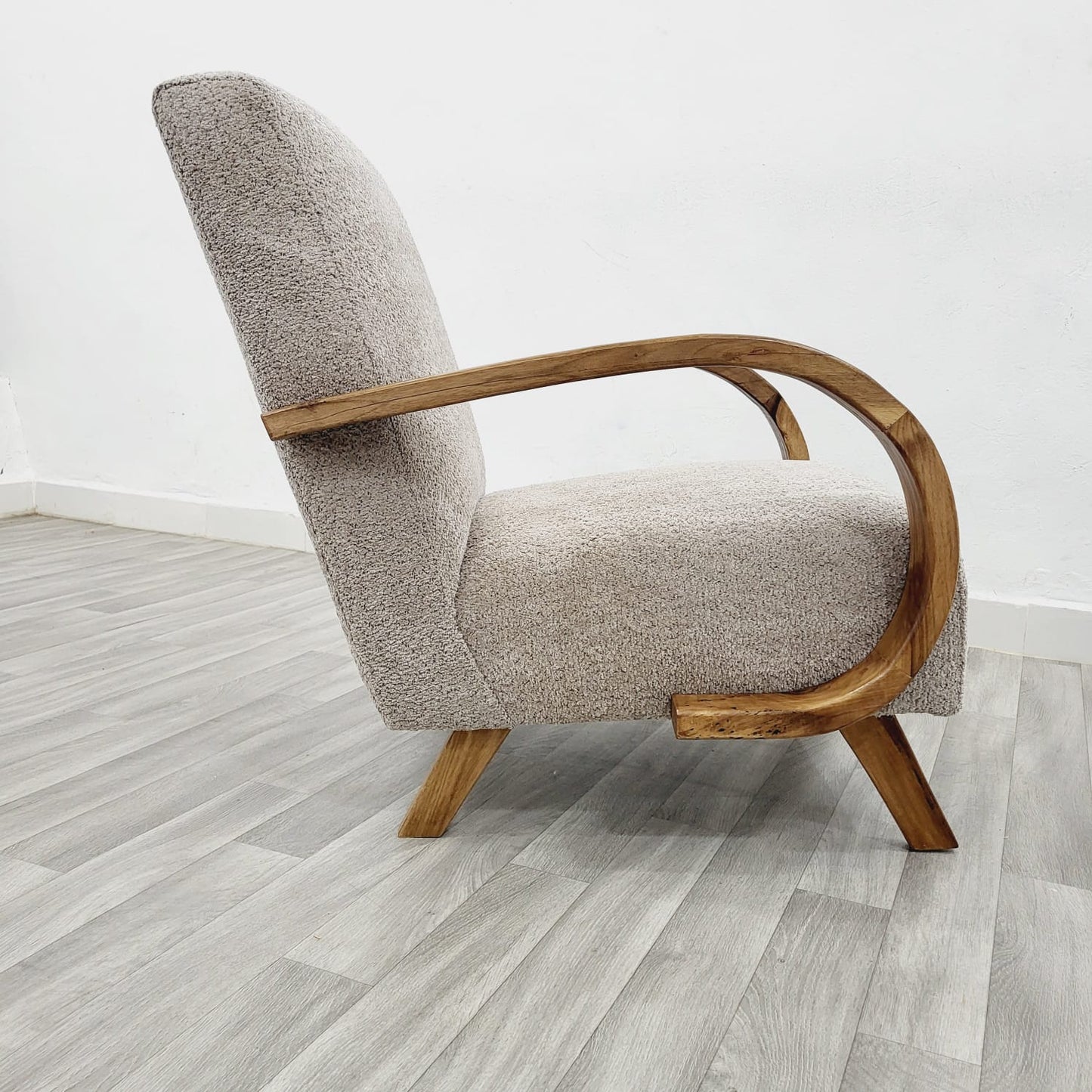 Stone Vintage Retro Lounge Chair