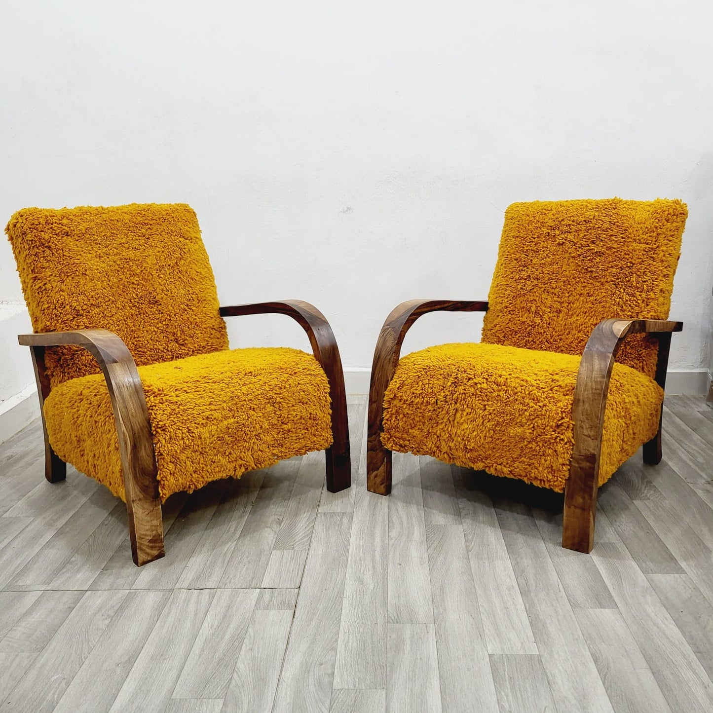 Burnt Orange Vintage Retro Lounge Chair