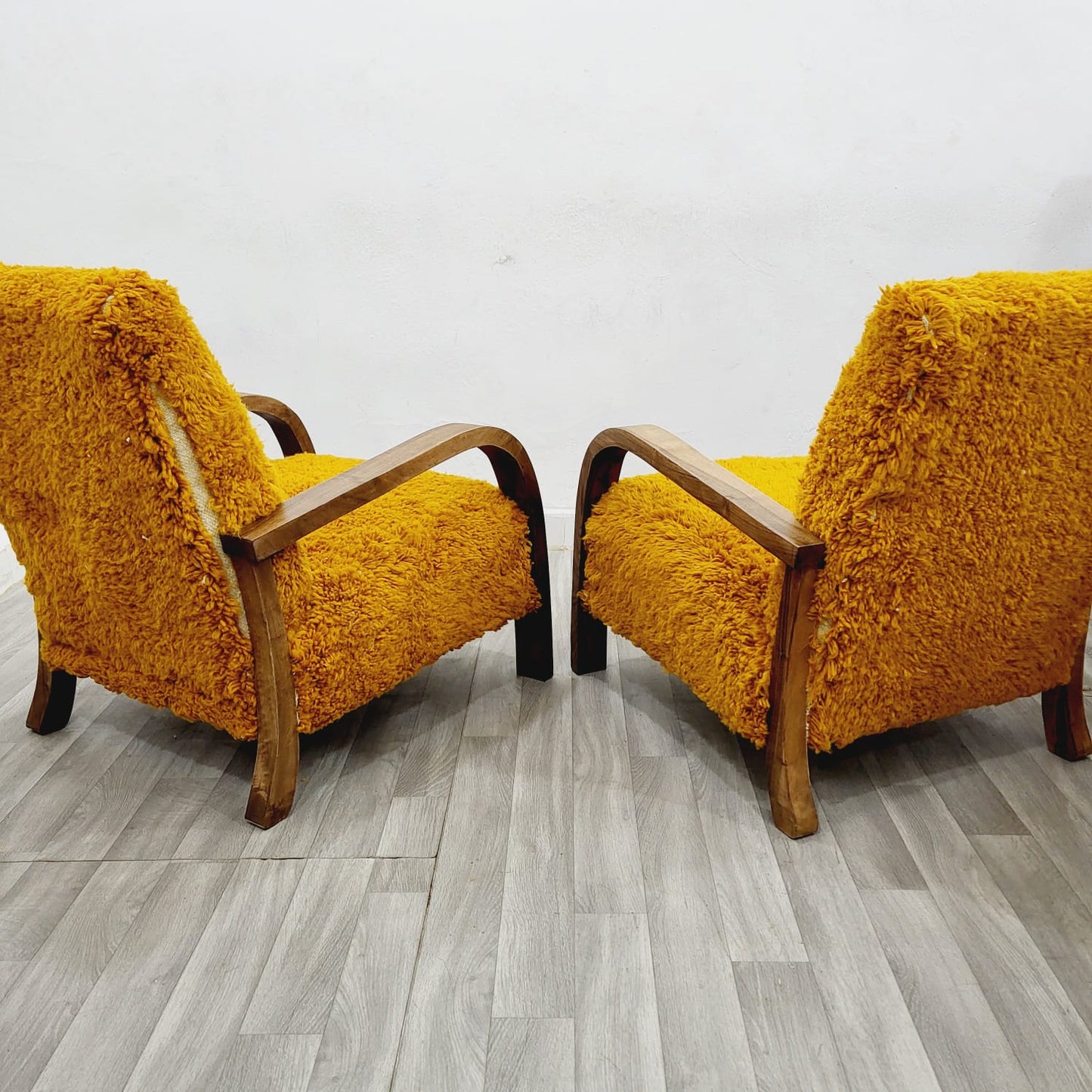 Burnt Orange Vintage Retro Lounge Chair