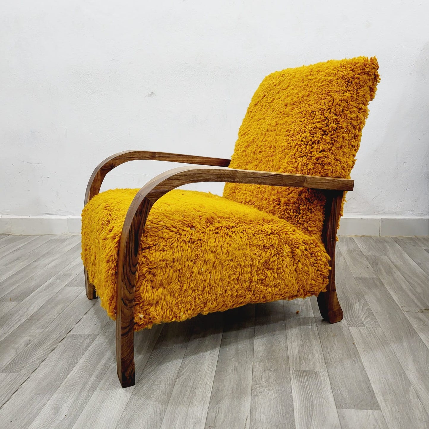 Burnt Orange Vintage Retro Lounge Chair